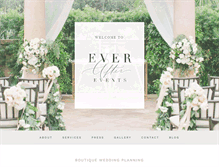 Tablet Screenshot of everafterevents.biz